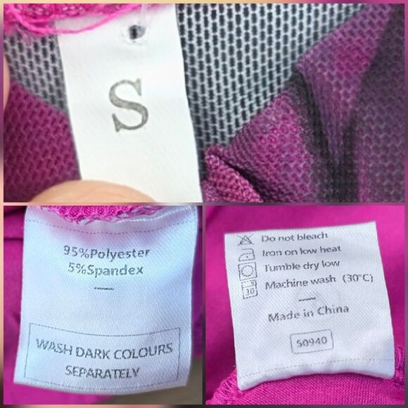 🔸️NWT Fuchsia Floral Bodycon Long Sleeve Dress Small - Picture 11 of 11